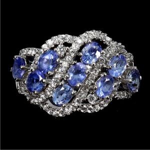 Rare,  Genuine Tanzanite Ring